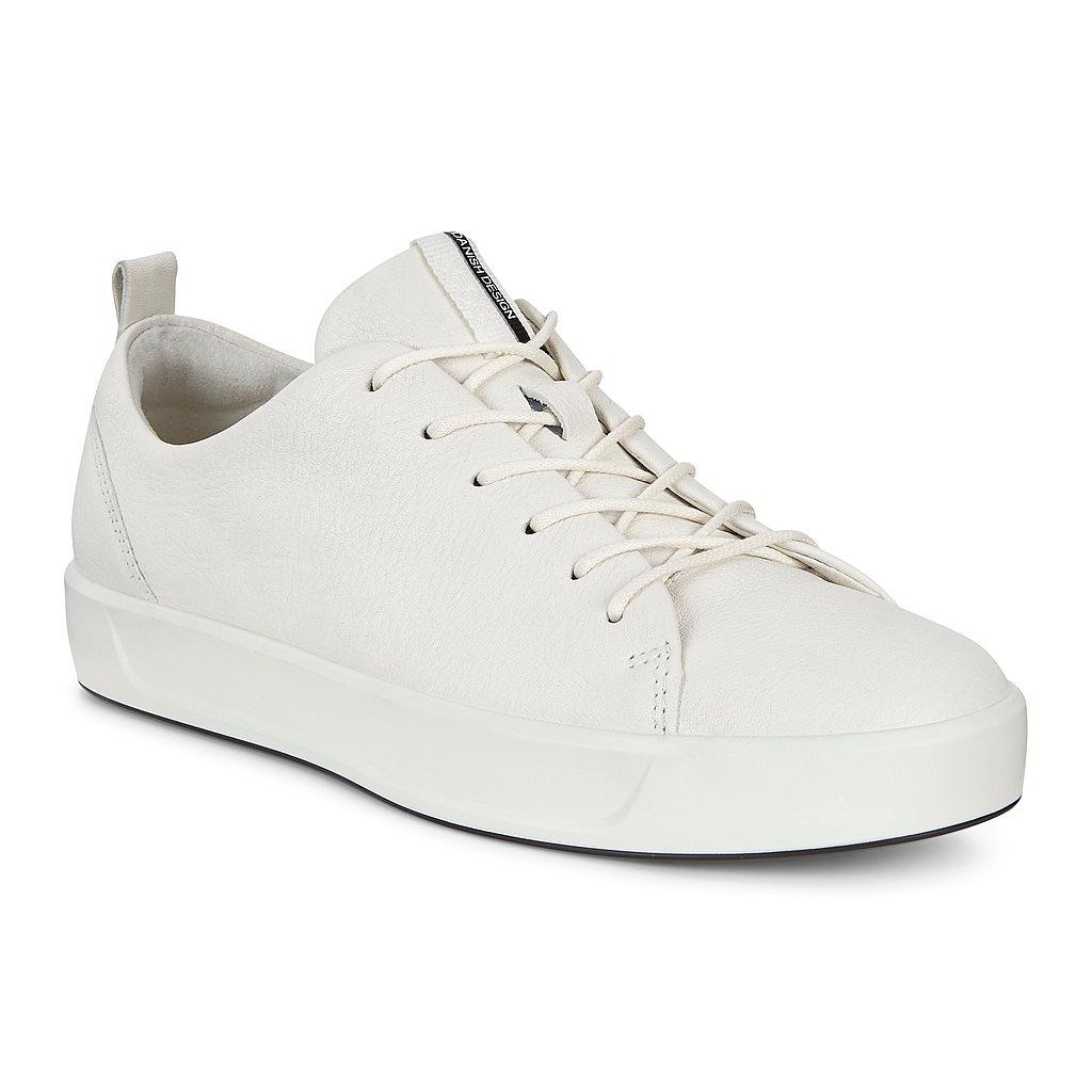 Ecco Soft 8 Womens Sneakers White Sales - India MQU-098473